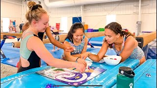 GYMNASTICS BOARD GAME - Playing At Practice