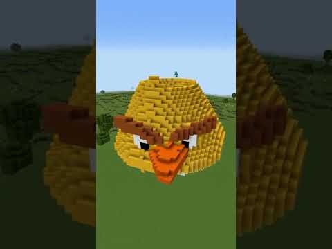 Minecraft ANGRY BIRDS BUILD - INSANE!! #animation