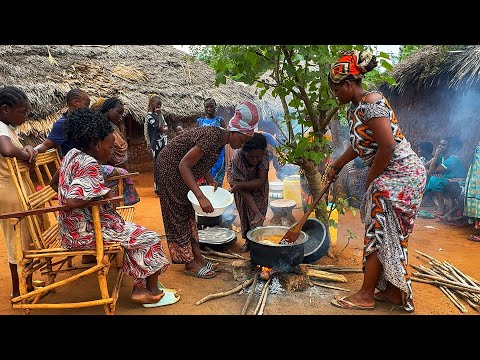 Village-Style Chapati & Peas 🍛 Outdoor Firewood Cooking