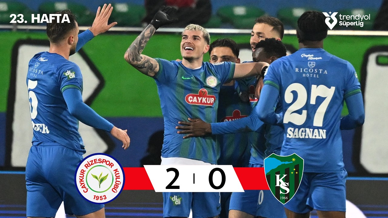 Çaykur Rizespor vs Kocaelispor Highlights
