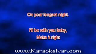 Bee Gees - The Longest Night KARAOKE