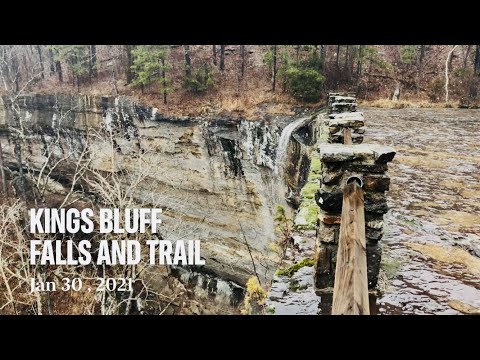 Kings Bluff Falls & Trail, Near Sand Gap - Waterfalls in Arkansas