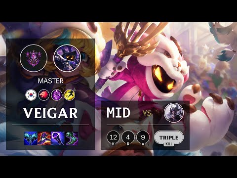 Veigar Mid vs Syndra - KR Master Patch 11.23