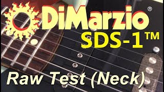 Video thumbnail for DiMarzio SDS-1 (DP111) Neck position [Raw Test] by CharvelLloydNS