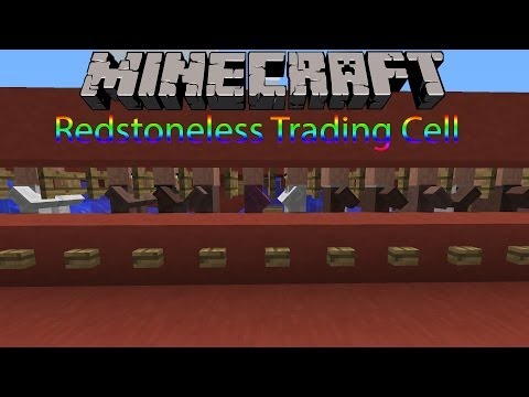 Compact Redstoneless Villager Trading Cell