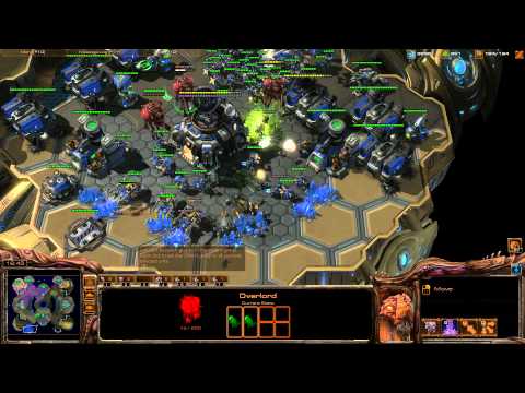 Heart of the Swarm Beta - Zerg vs Terran #2 Gameplay