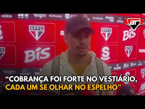 LUCIANO REVELA COBRANÇA FORTE NO VESTIÁRIO E PROJETA SEQUÊNCIA DO SÃO PAULO APÓS VITÓRIA