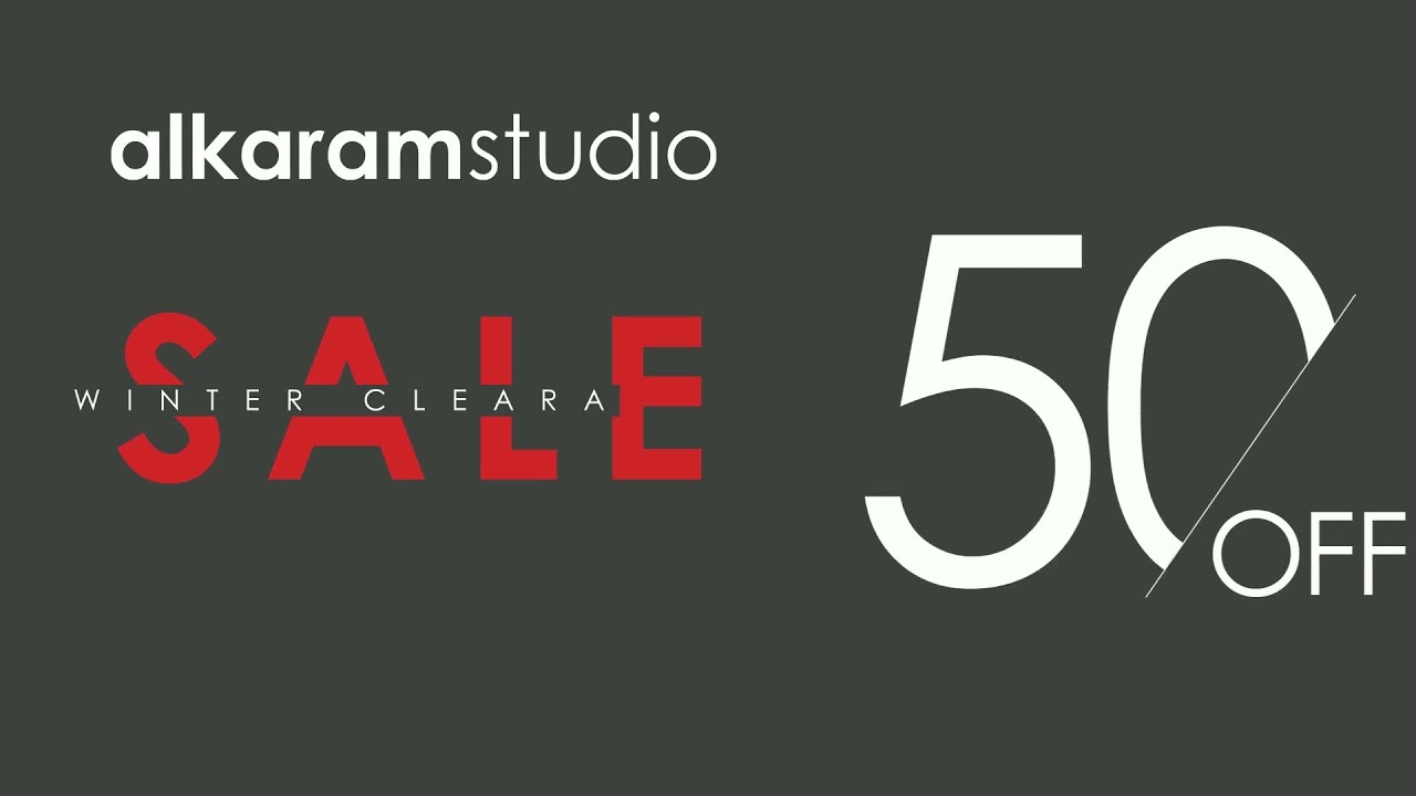 Alkaram Studio  - Winter Clearance Sale
