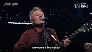 Chris Tomlin performing HOLY FOREVER/ HOW GREAT IS OUR GOD - Beyond a Billion Event