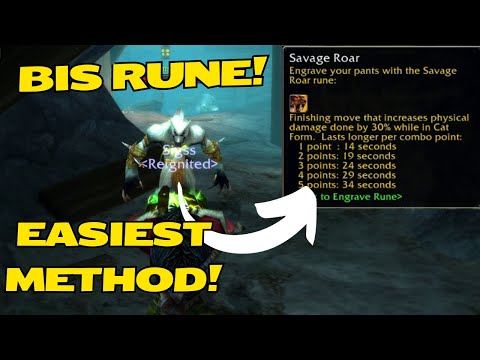 EASY METHOD To Get The SAVAGE ROAR Rune For Horde Druids - WoW Classic Season of Discovery