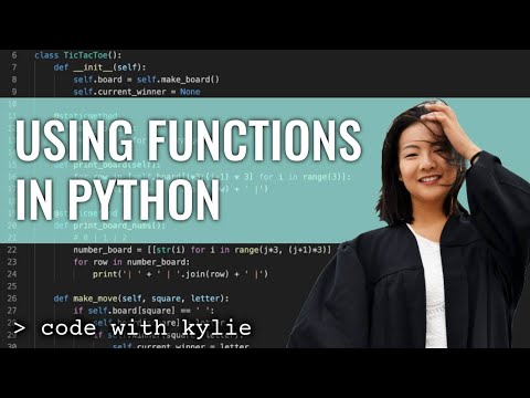 Using Functions in Python | Learning Python for Beginners | Code with Kylie #7