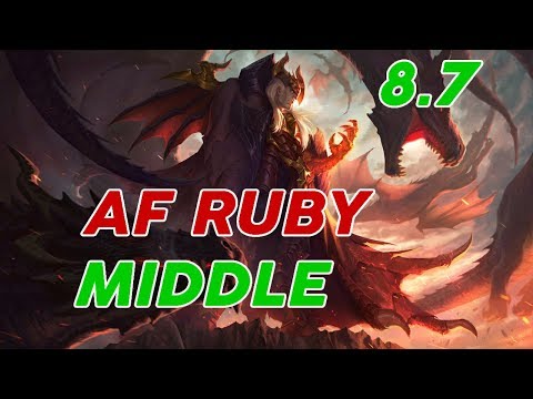 Afreeca Freecs Ruby Swain Midle Patch 8.7 Pro Replay