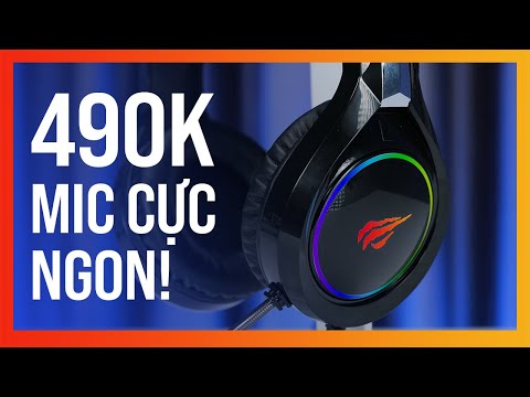 Žaidimų ausinės HAVIT HV-H2232D E-SPORTS, RGB, 50mm, USB jungtis, juodos video