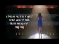 Glee - Cry (Lyrics) 