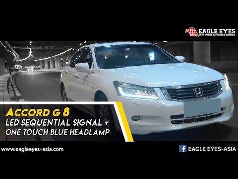 Eagle Eyes Honda Accord G8 LED Sequential Signal Headlamp