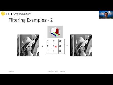 CAP5415 Lecture 3 [Filtering - Part 2] - Fall 2020