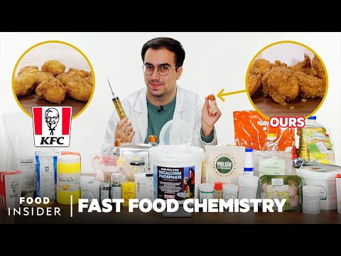 使用所有42種肯德基原料製作美國爆米花雞|快餐化學 (Making US Popcorn Chicken Using All 42 KFC Ingredients | Fast Food Chemistry)