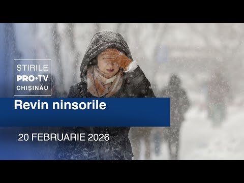 PRO TV News (20:00) | SNOW IS COMING BACK | Moldova