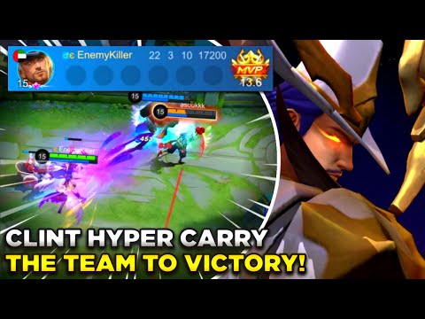 Clint Hyper Carry The Team To Victory! - MLBB