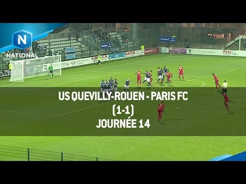 J14 : US Quevilly Rouen - Paris FC (1-1), le résumé