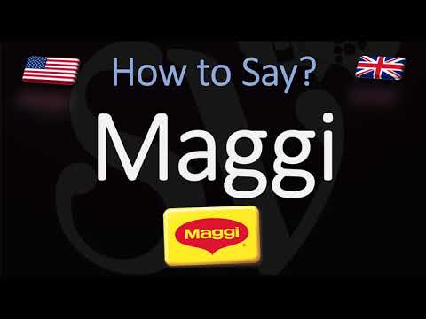 How to Pronounce Maggi? (CORRECTLY) American, English, European Pronunciation