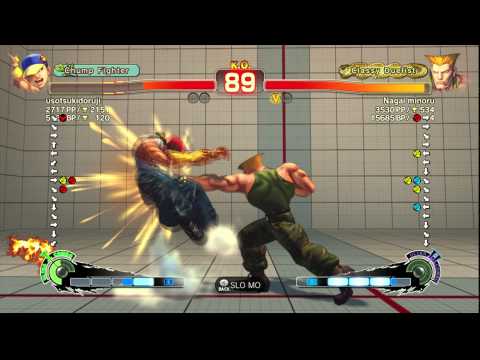 USFIV~ Guile (Nagai minoru) vs.  Yun (usotsukidoruji) HD