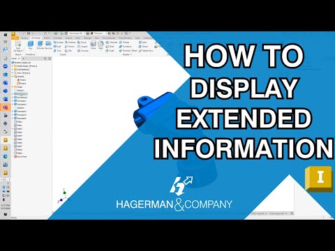Display Extended Information - Inventor Tips