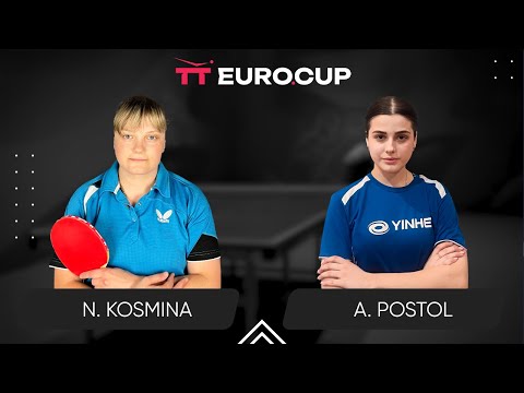 19:15 Natalia Kosmina  - Anastasiia Postol 24.06.2024 TT Euro.Cup Ukraine Master. TABLE 3