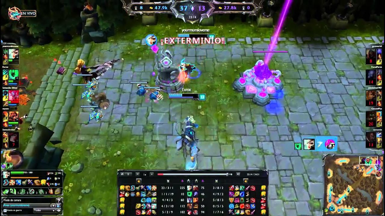 Liên Minh Huyền Thoại: Riven ăn 3 pentakill trong 3 phút @@