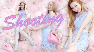 VLOG - SHOOTING MISS SAKURA LACE, BUFFET DINNER, DIY FLOWER WALL &amp; MISS TRUE LOVE WIMB ♥