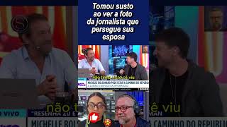 Veja como Paulo Figueiredo ao deparar com jornalista da Folha 😂
