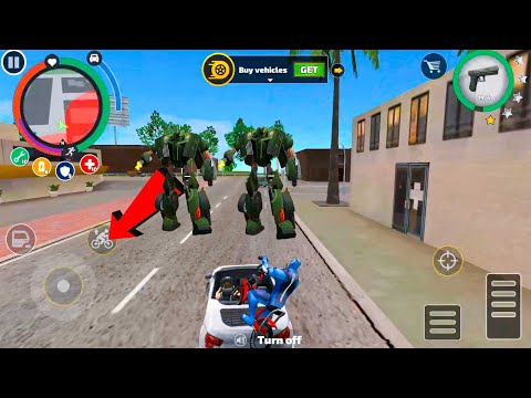 Games Kon is Back – Rope Hero Vice Town  (Rope Hero Flying bicycle) – HD Android Gameplay