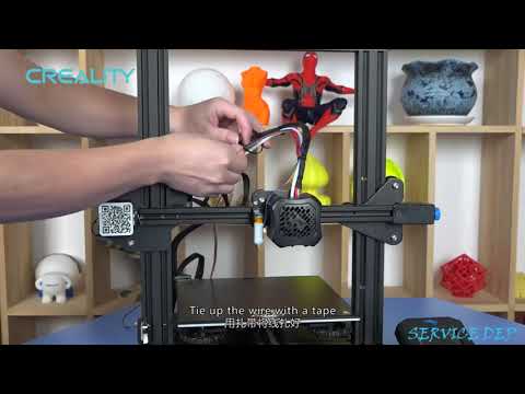 Service tutorial Ender-3 V2 the 32 bit mainboard BLtouch installation and leveling