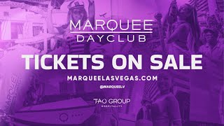 Marquee Dayclub Tickets on Sale Now
