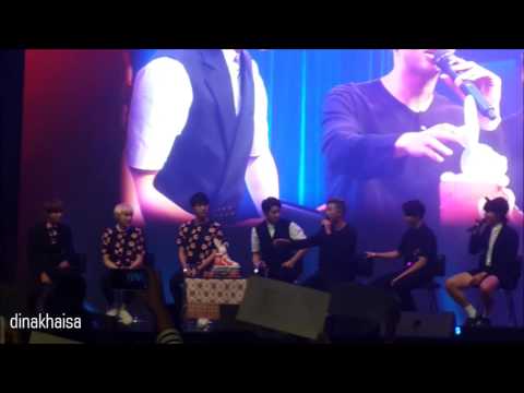 150911 BTS in Jakarta - Army Celebrated Rapmon & Jungkook Birthday