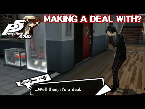 Making a deal with??? - unused cutscene - Persona 5 Royal
