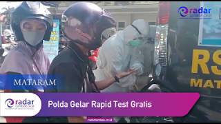Polda Gelar Rapid Test Gratis