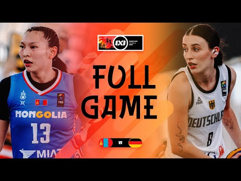 Mongolia 🇲🇳 v Germany 🇩🇪  | Women | Full Pool Game | FIBA 3x3 World Cup 2025 | 3x3 Basketball