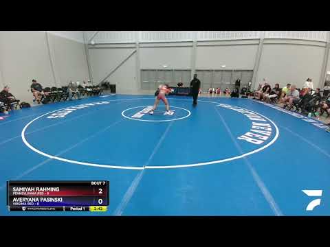 117 Lbs Round 2 (8 Team) - Samiyah Rahming, Pennsylvania Red Vs Averyana Pasinski, Virginia Red 7b