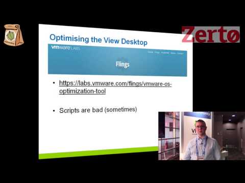 #vBrownBag 2014 vForum Sydney - Alex Barron - Optimize the View Desktop