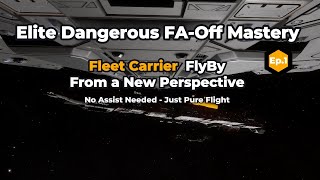 Elite Dangerous Flight Assist OFF – Cinematic Flyby Like You’ve Never Seen
