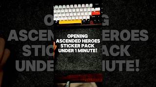 Opening Ascended Heroes Tech Sticker pack under one minute. #pokemonchannel #ascendedheroes #fyp