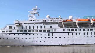 preview picture of video 'MS ASTOR crosses the Kiel Canal on 03 May 2013'