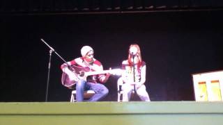 La Pine High School. Katie singing 'Jar of Hearts' w/ Nick on guitar.