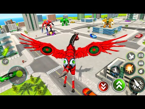 Horse Robot Jeep Games - Transform Robot Car Game devbuz Latest Update Gameplay