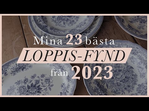 My top 23 favorite thrift finds of 2023! ♻️🇸🇪
