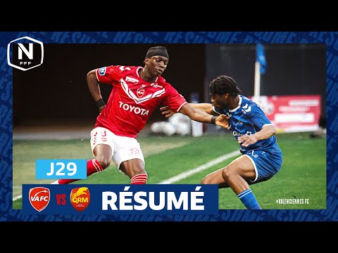 J29 I Valenciennes FC– Quevilly Rouen Métropole (0-0), le résumé I National FFF 2024-2025