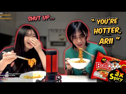 Spicy Noodles with Spicy Arii 🔥