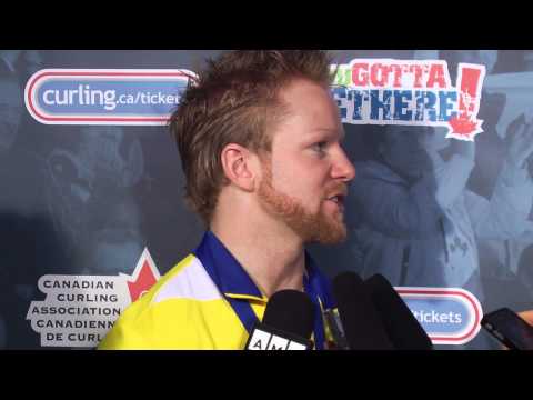 Gold Medal Media Scrum - 2013 Ford World Men's Curling Championship