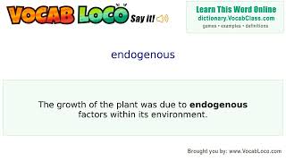 Video thumbnail for endogenous